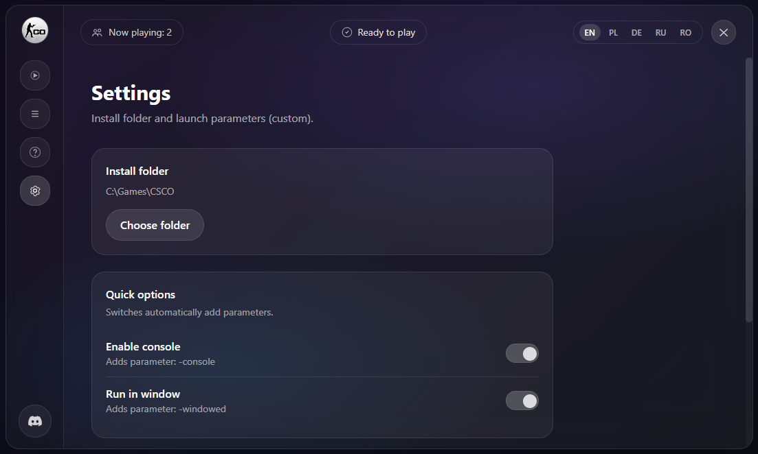 Launcher - Settings